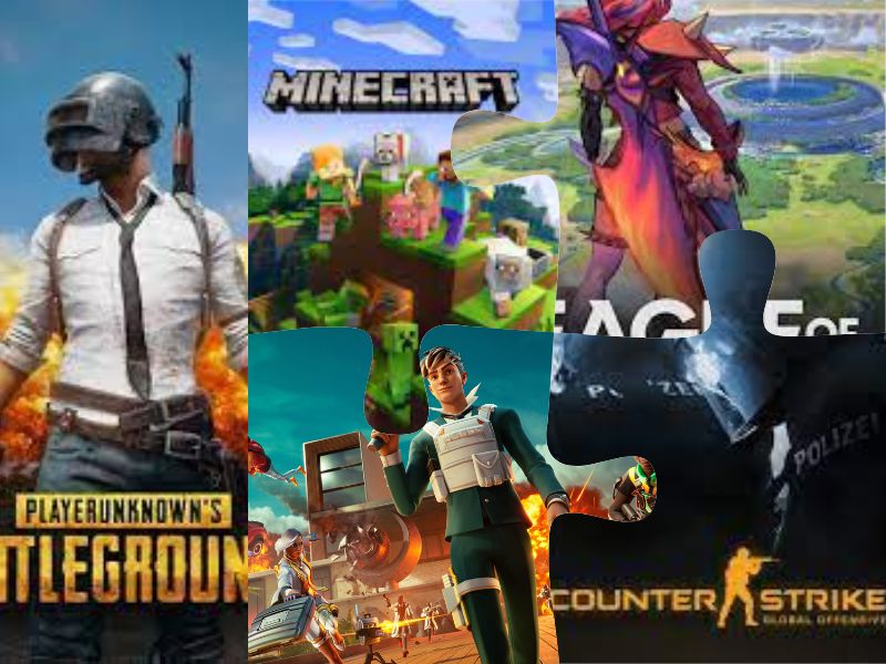 1 – Resenha dos Jogos Mais Jogados: Minecraft, League of Legends, Fortnite, PlayerUnknown’s Battlegrounds (PUBG) e Counter-Strike e Global Offensive